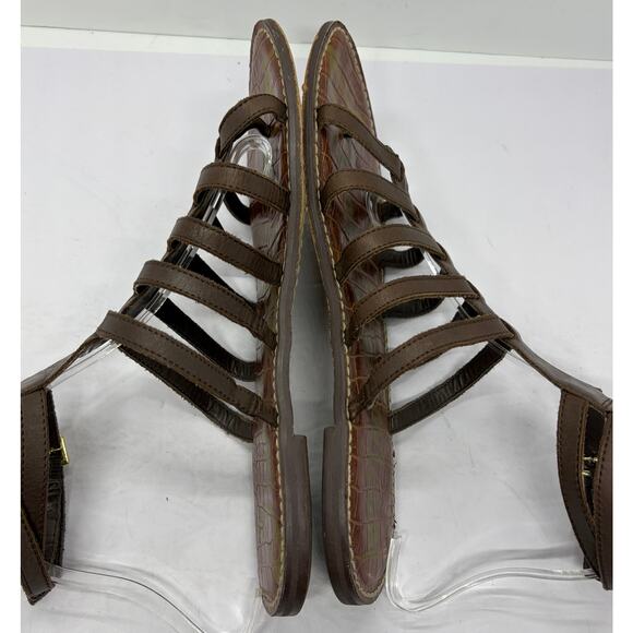 Sam Edelman Chocolate Brown Gilda Gladiator Sandals Size 10 Strappy Retail $110 - Picture 2 of 7